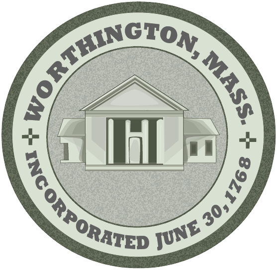 A picture of the worthington, mass. Incorporated june 3 0 th 1 7 6 8 seal